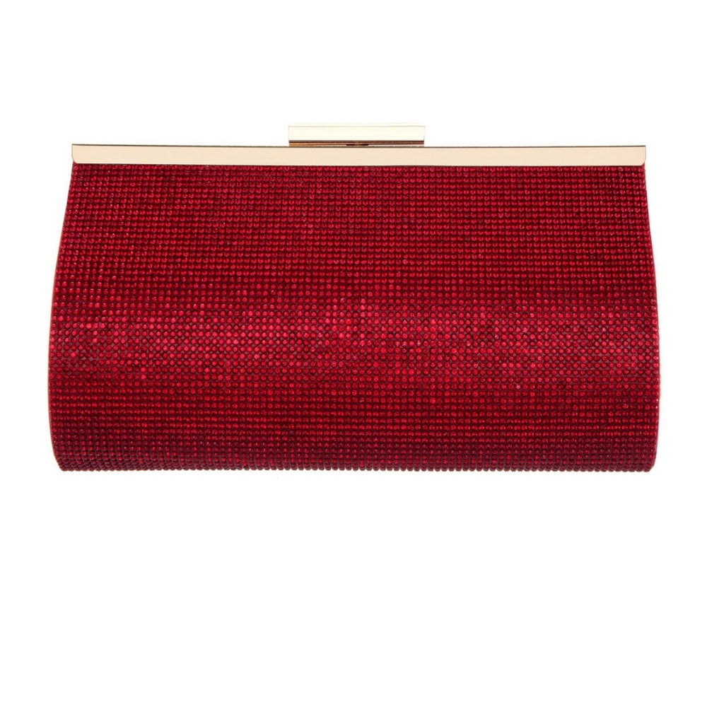 Nina Shoes Elegant Red Clutch Bag